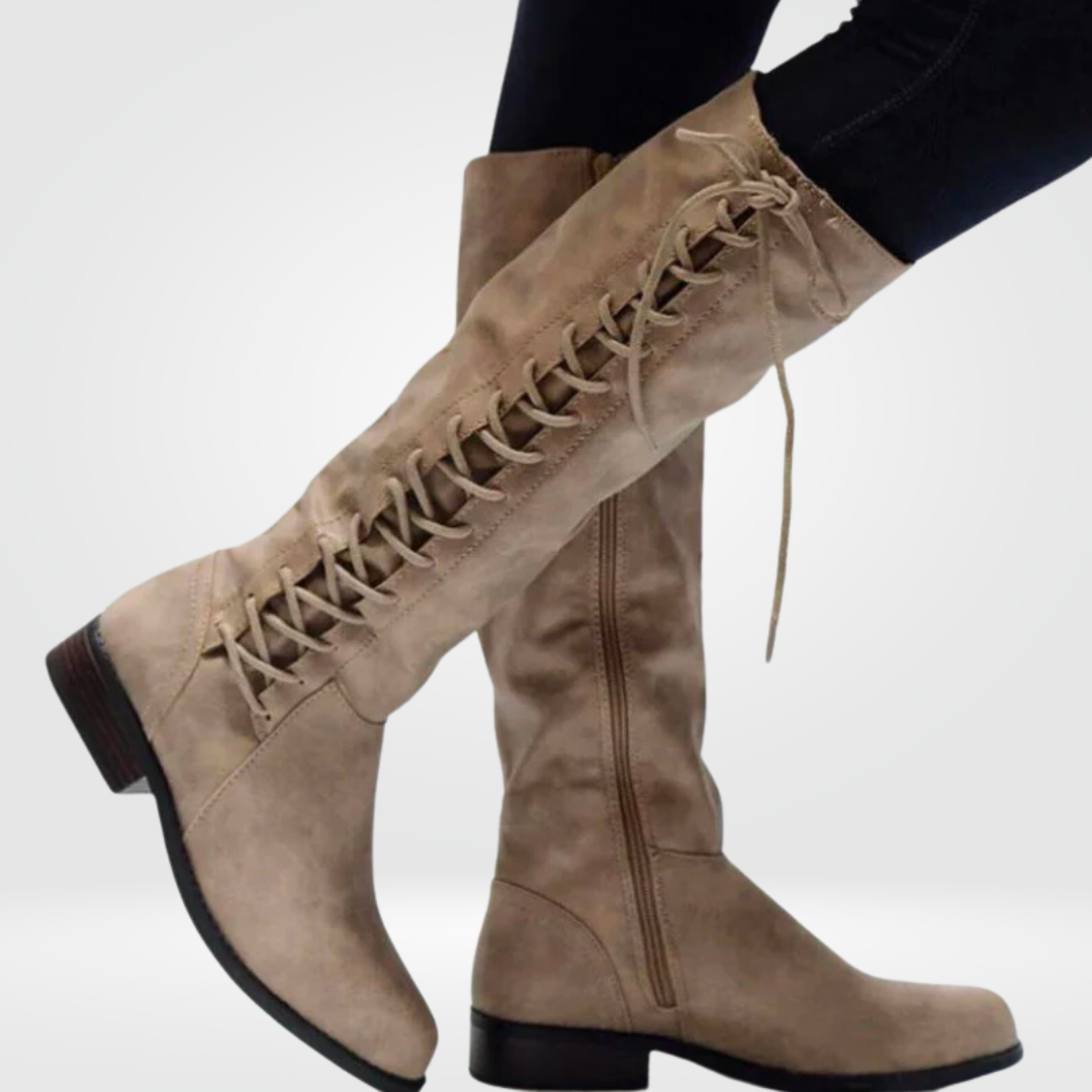 Elizabeth | Women's Knee High Block Heel Boots