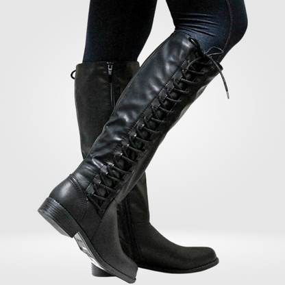 Elizabeth | Women's Knee High Block Heel Boots