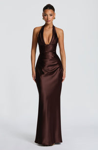Alice | Women's Elegant Satin Wedding Guest Dress