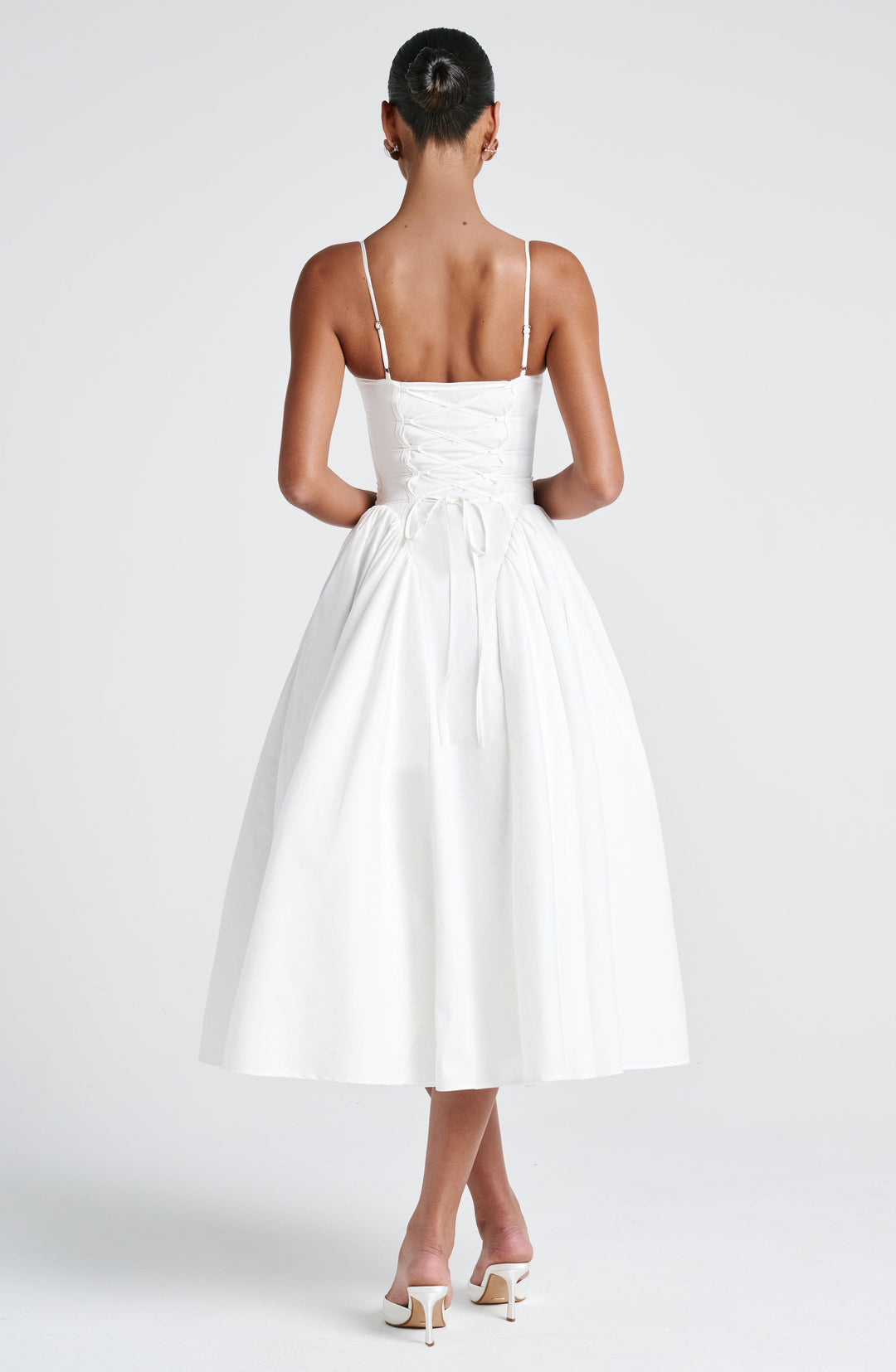 Julia | Women's Sophisticated A-line Summer Midi Dress
