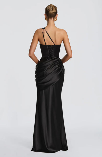 Abigail | Women's Asymmetric Maxi Wedding Guest Dress