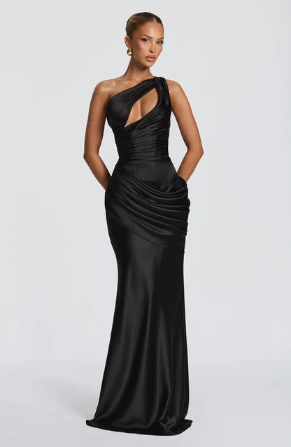 Abigail | Women's Asymmetric Maxi Wedding Guest Dress