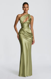 Abigail | Women's Asymmetric Maxi Wedding Guest Dress