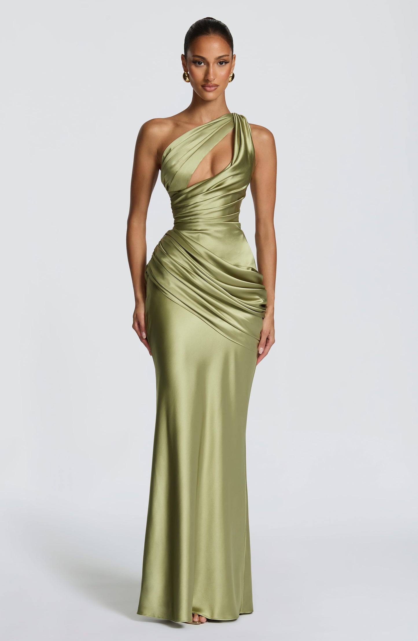 Abigail | Women's Asymmetric Maxi Wedding Guest Dress