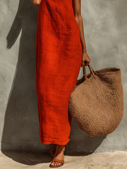 Autumn | Women's Summer Spaghettistrap Maxi Dress