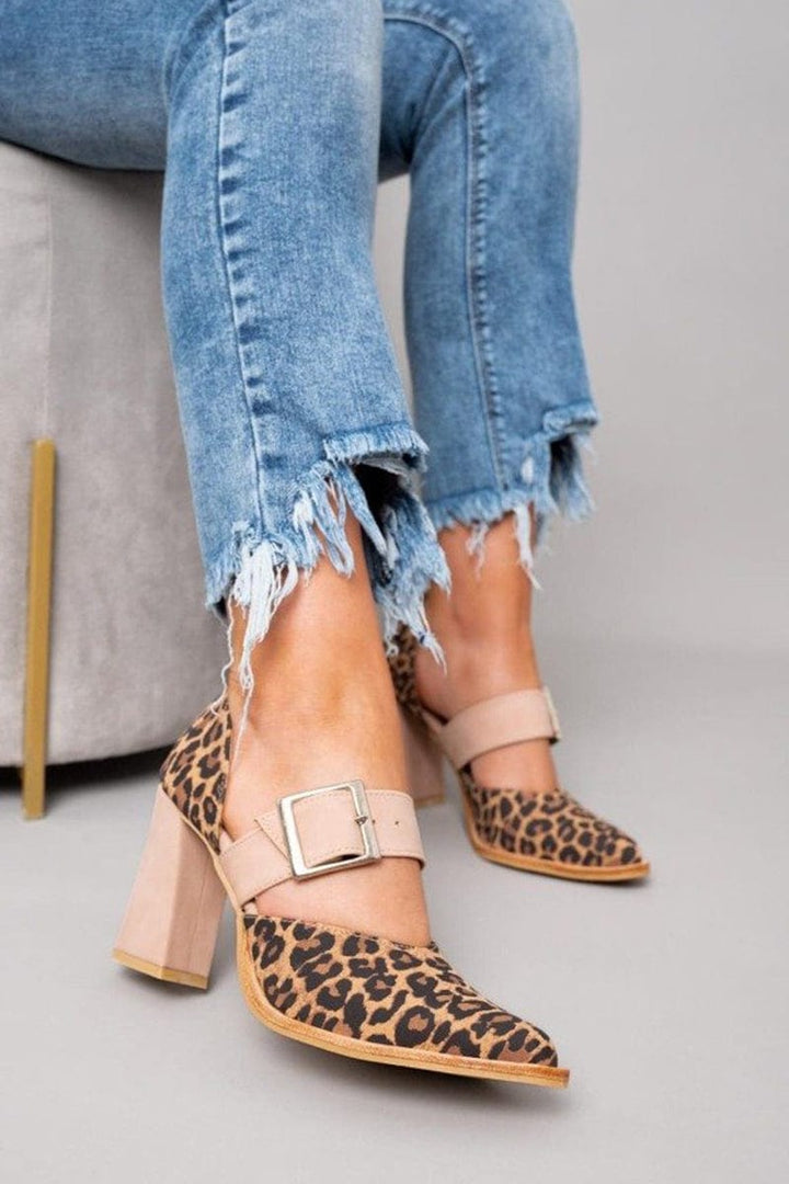 EMBER | LEOPARD SUEDE HEELS