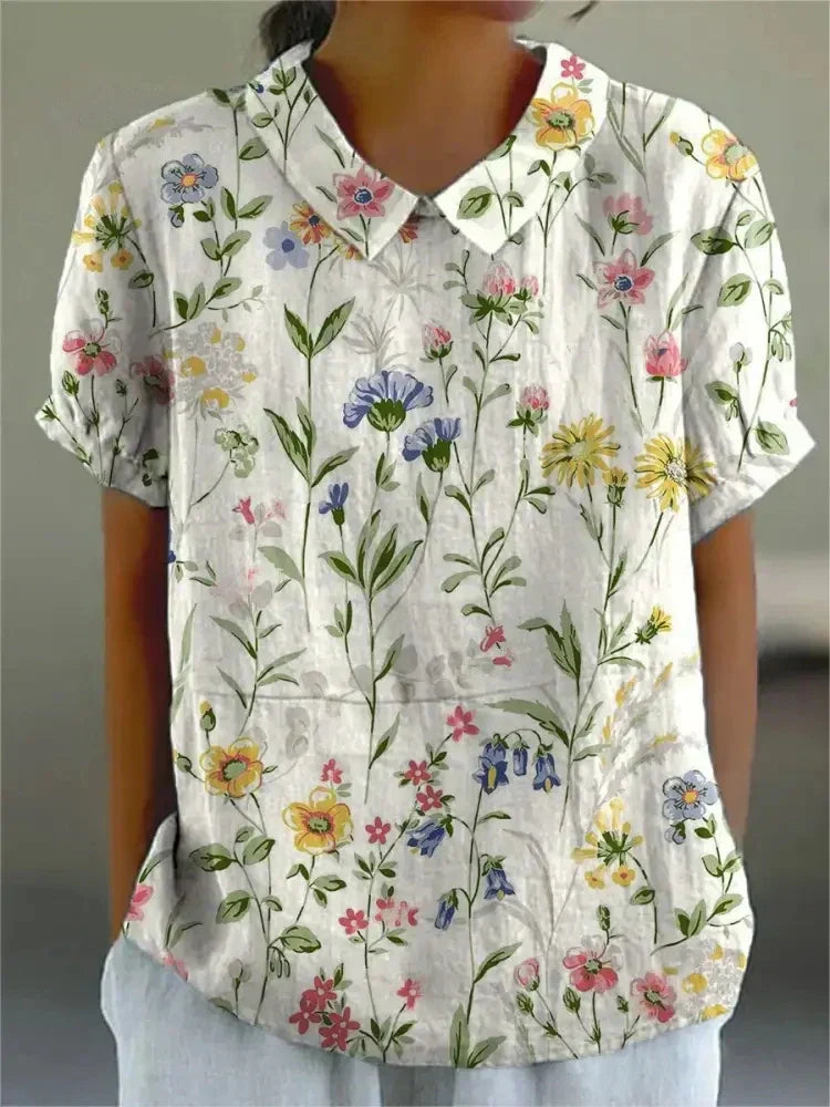 Nancy | Women's Floral Print Casual Shirt