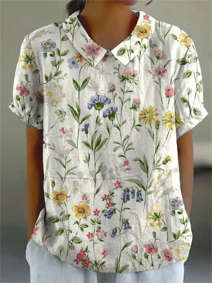 Nancy | Women's Floral Print Casual Shirt