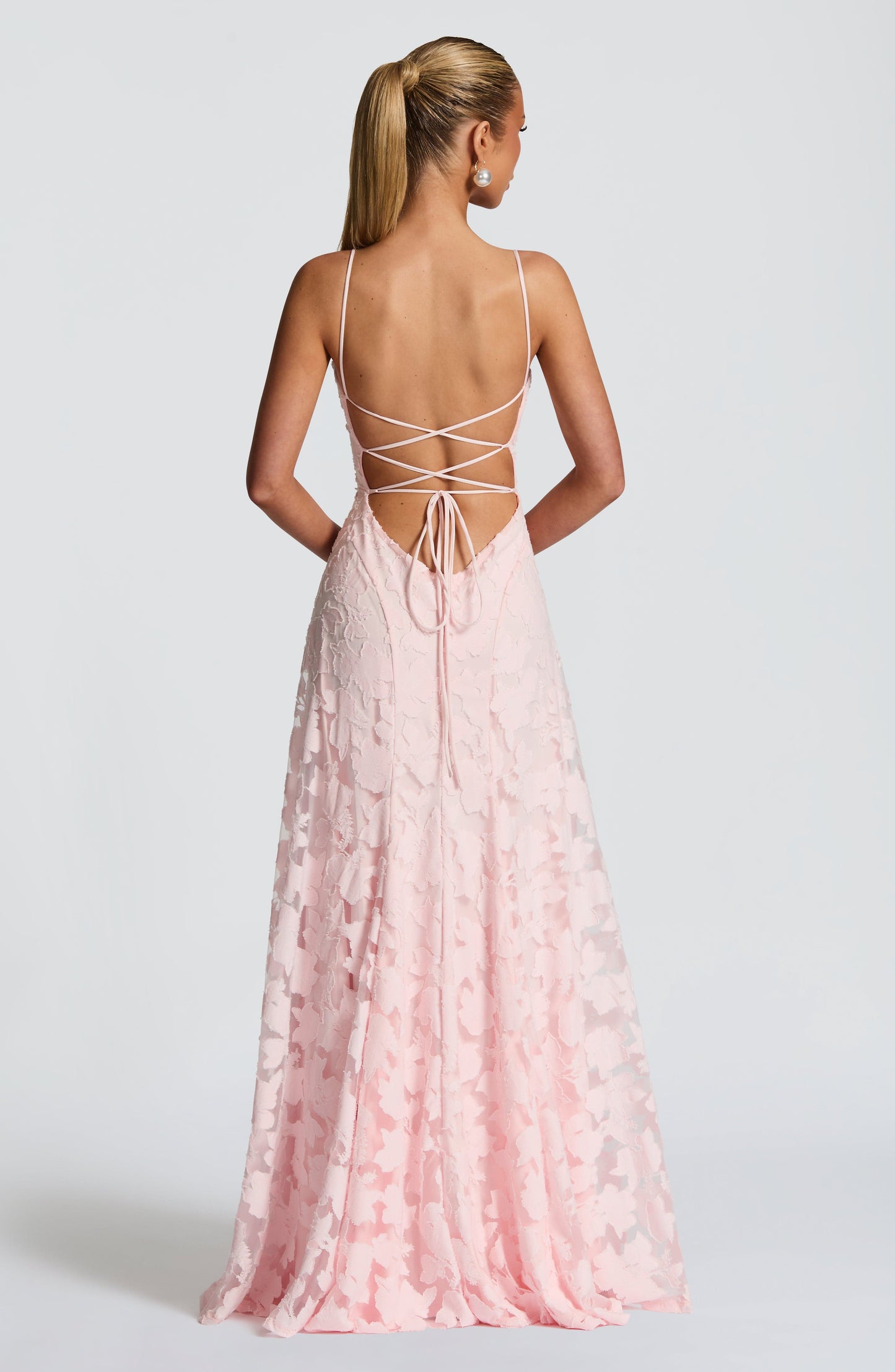 Autumn | Women's Elegant Embroidered Maxi Evening Dress