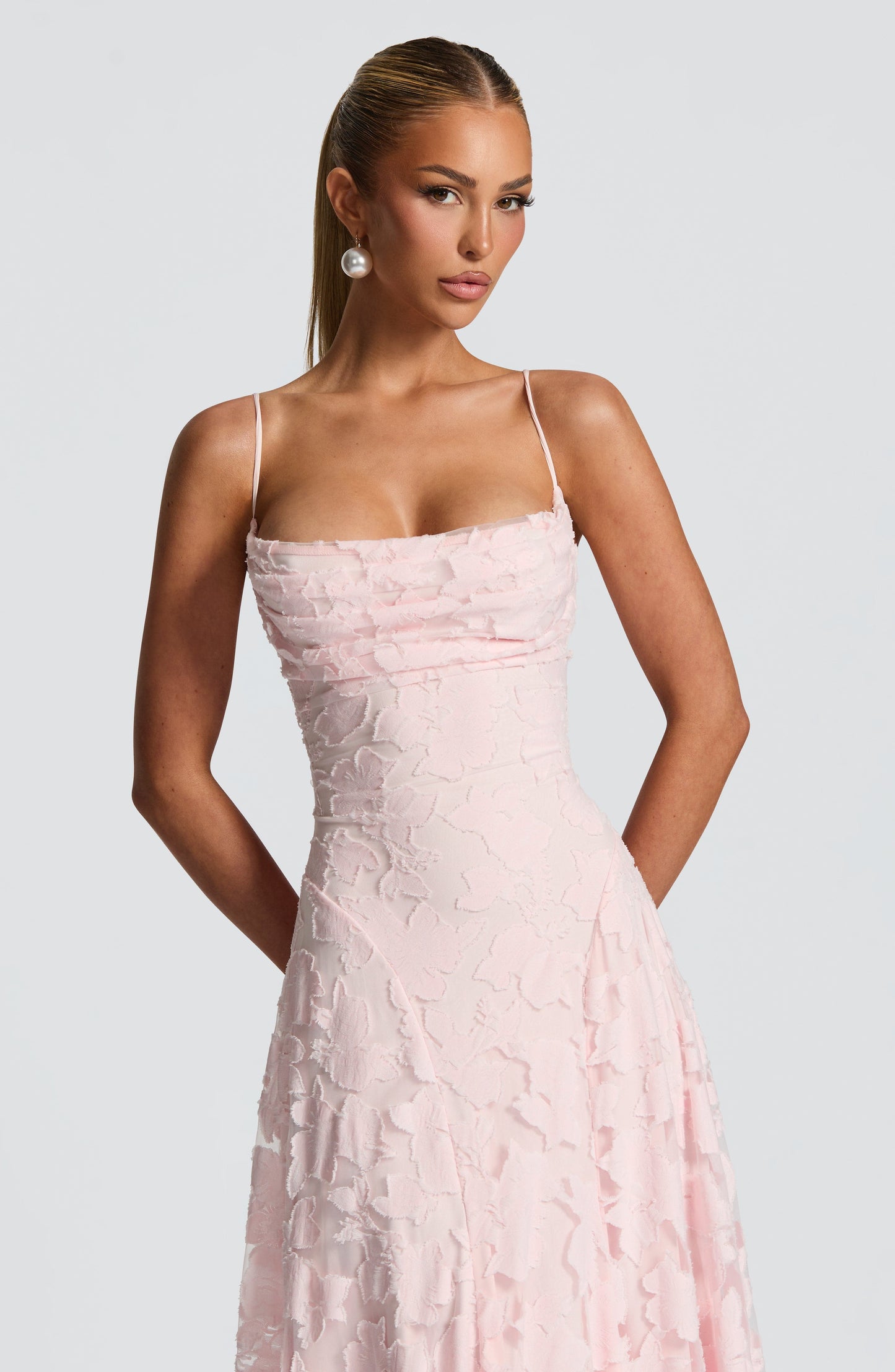 Autumn | Women's Elegant Embroidered Maxi Evening Dress