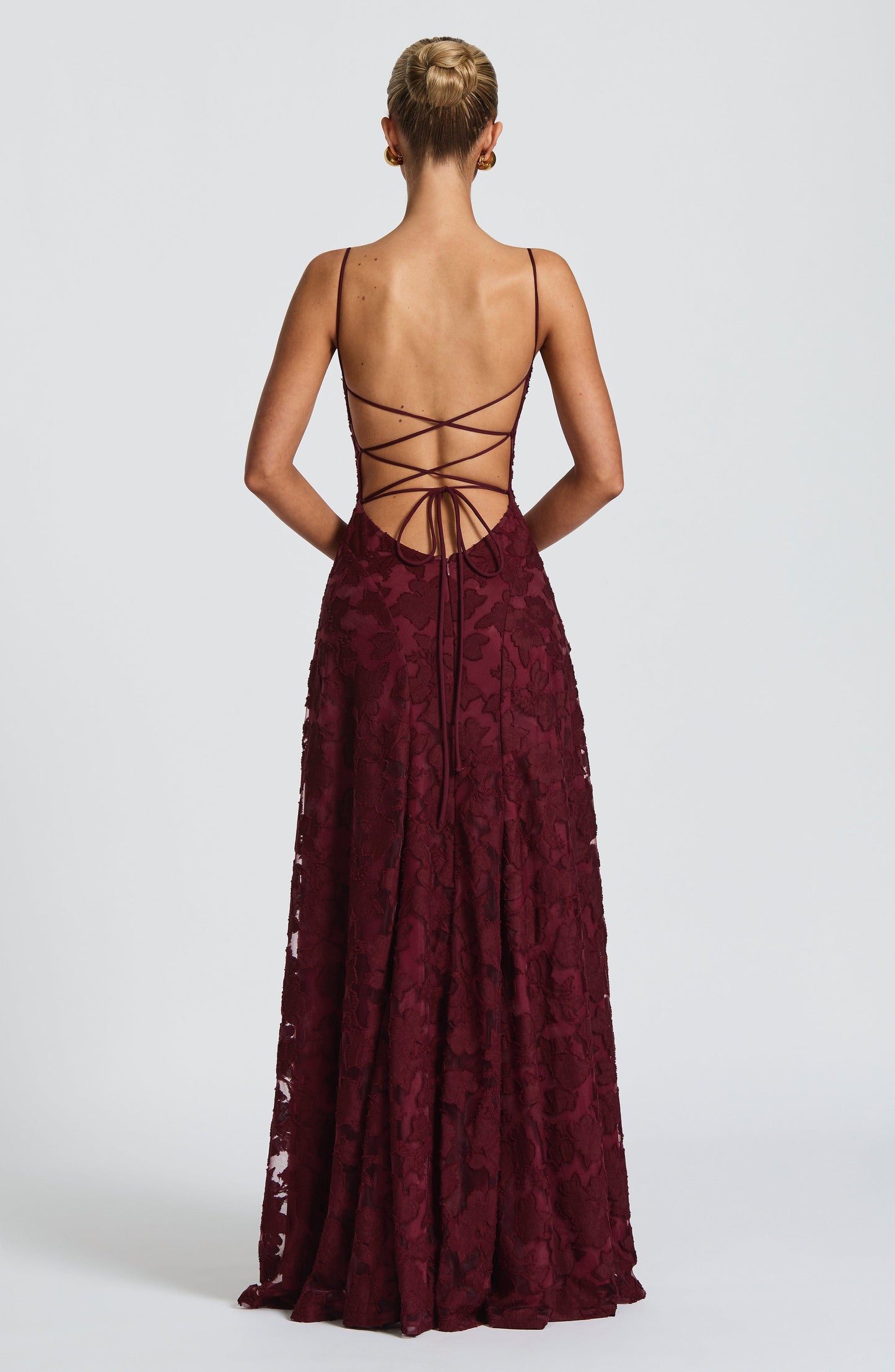 Autumn | Women's Elegant Embroidered Maxi Evening Dress