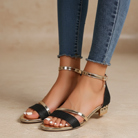 Zara | Women's Chic Heel Slide Sandals