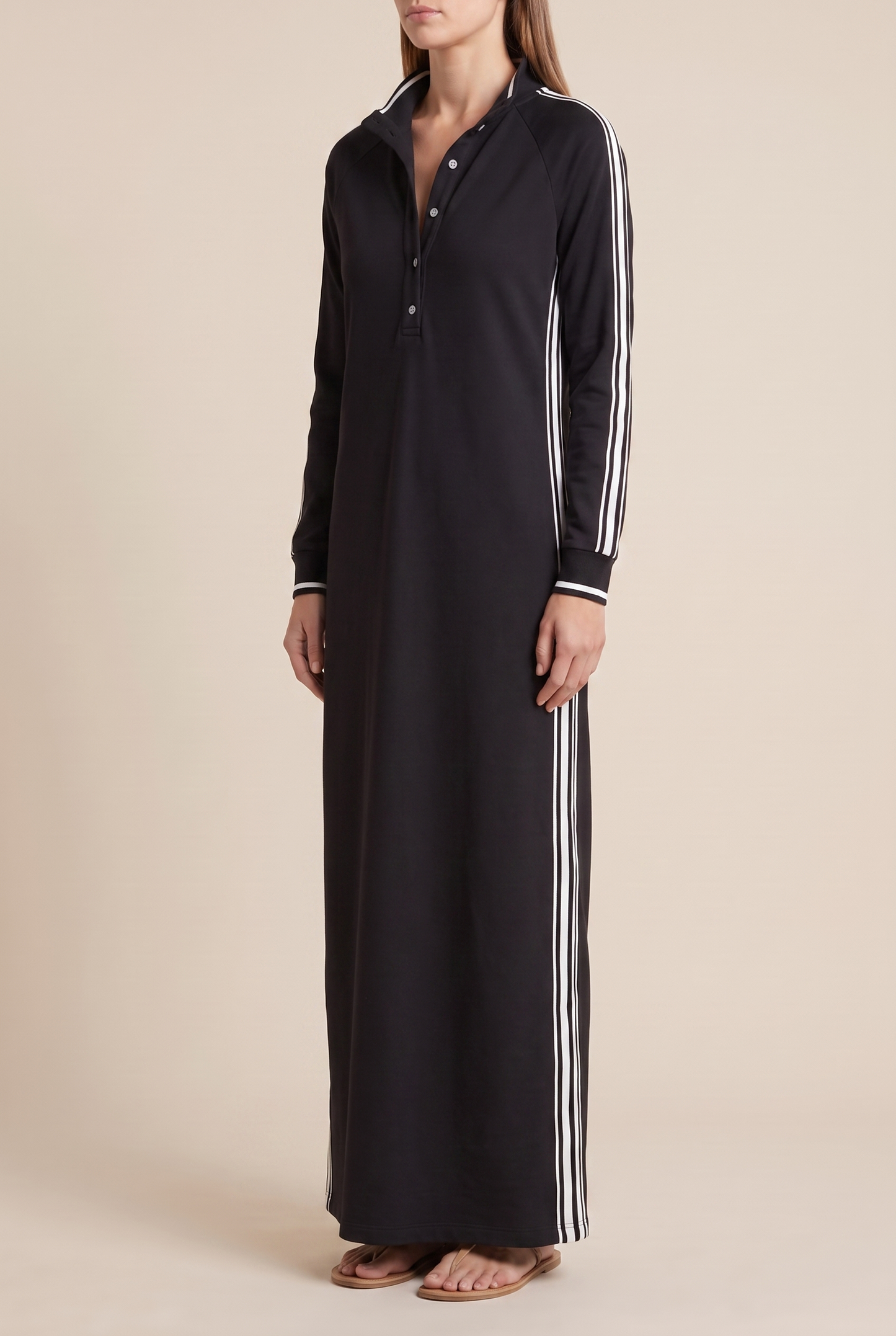 Audrey | Women's Elegant Buttoned Maxi Dress