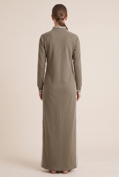Audrey | Women's Elegant Buttoned Maxi Dress