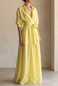 Ava | Women's Summer Tie Waist Maxi Dress