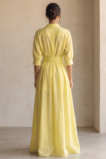 Ava | Women's Summer Tie Waist Maxi Dress