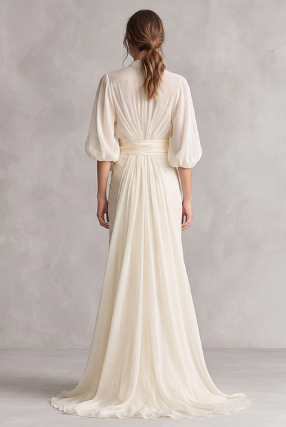 Stella | Women's Elegant V-Neck Maxi Dress
