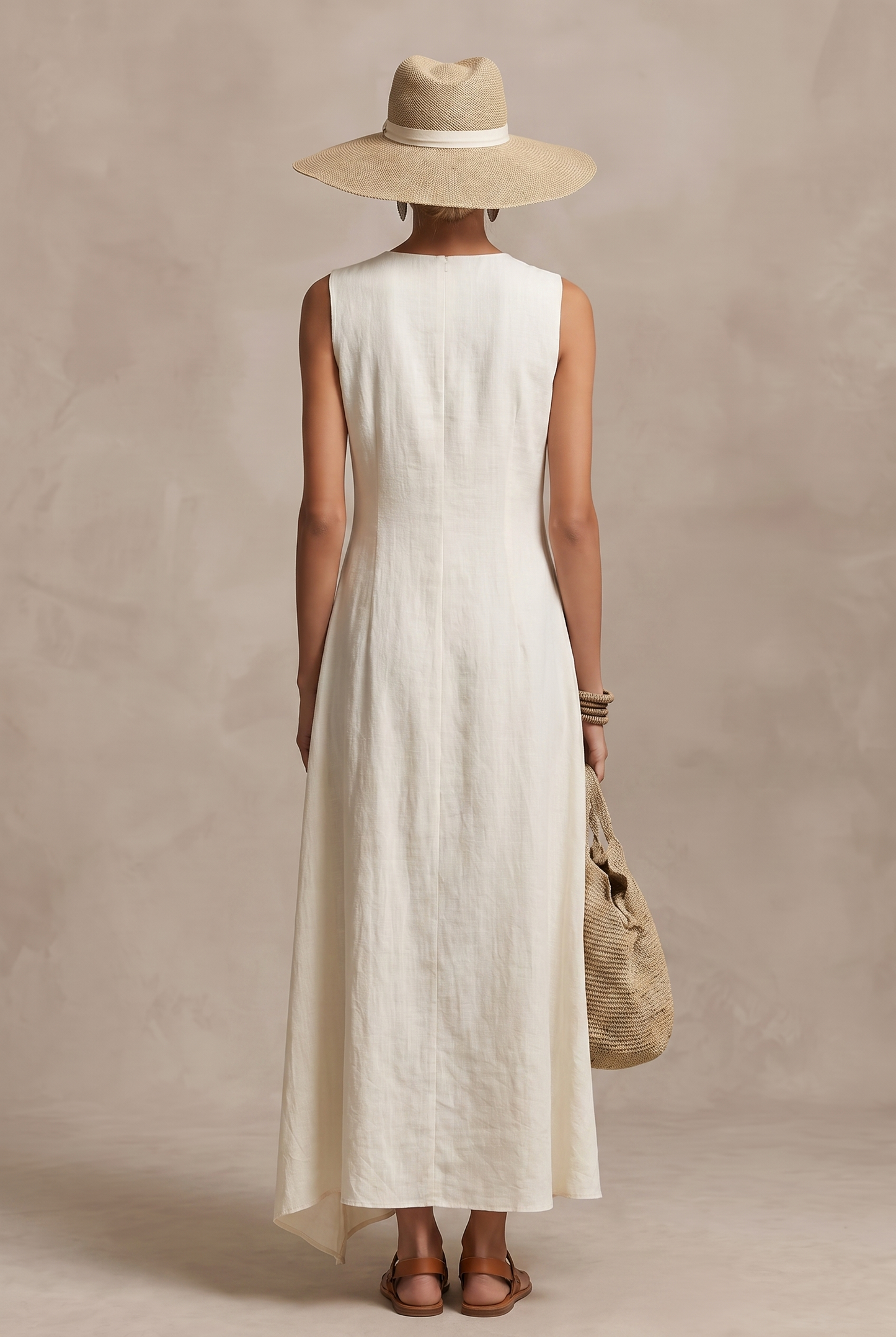 Aubrey | Women's Comfort Sleeveless Summer Dress