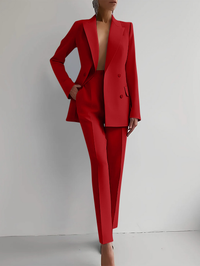 Madeline | Women's Sophisticated Tailored Buttoned Suit