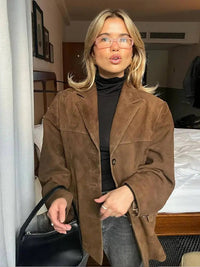 Anie | Women's Elegant Suede Fall Jacket