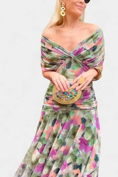 Zuri | Women's Elegant Off-Shoulder Evening Dress