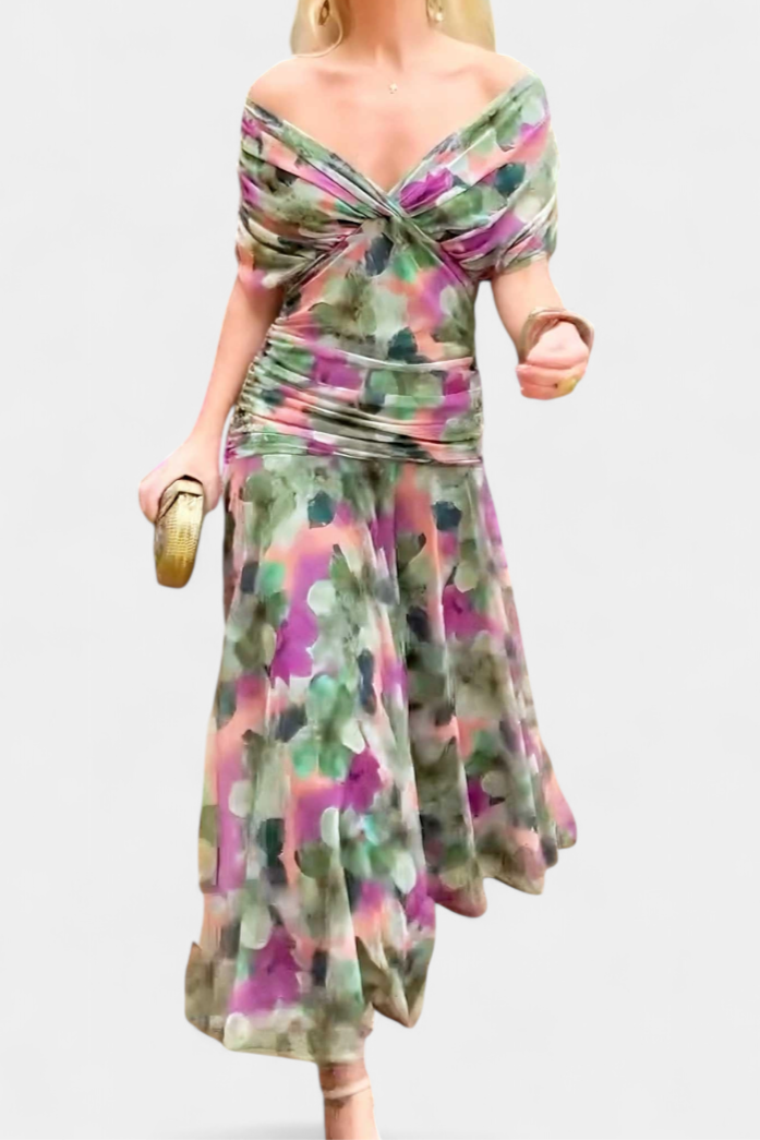 Zuri | Women's Elegant Off-Shoulder Evening Dress