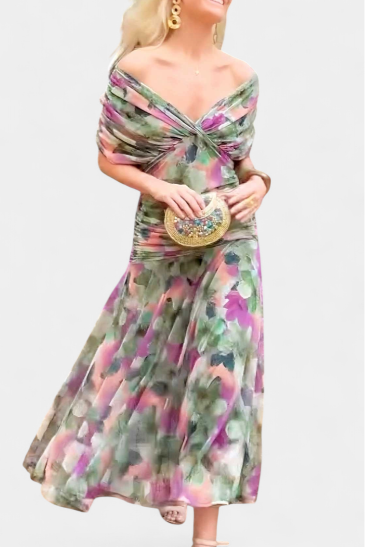 Zuri | Women's Elegant Off-Shoulder Evening Dress