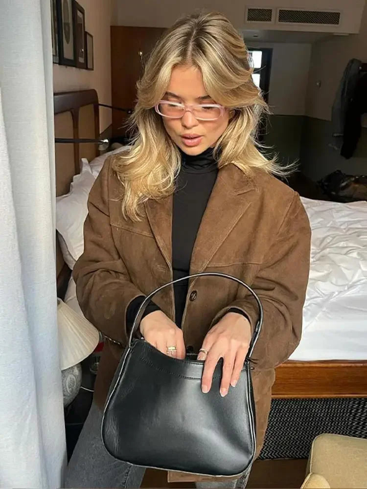 Anie | Women's Elegant Suede Fall Jacket