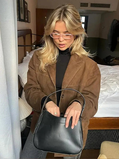 Anie | Women's Elegant Suede Fall Jacket