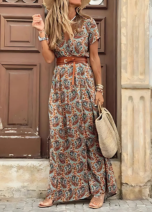 Monica | Women’s Casual Summer Fitted Maxi Dress