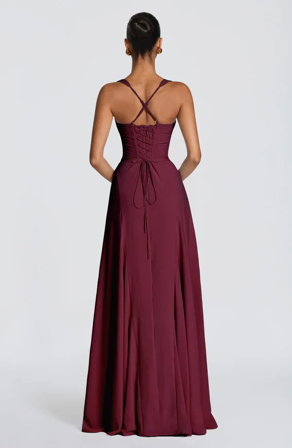 Abigail | Women's Sweetheart Maxi Wedding Guest Dress