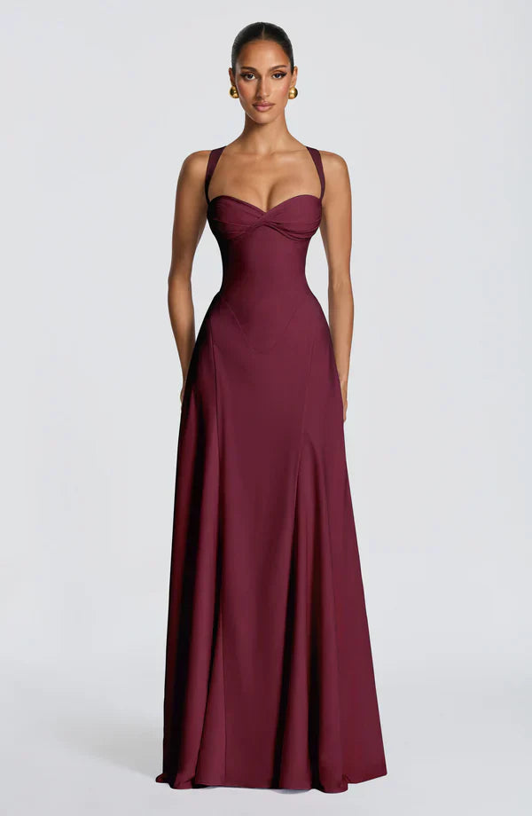 Abigail | Women's Sweetheart Maxi Wedding Guest Dress