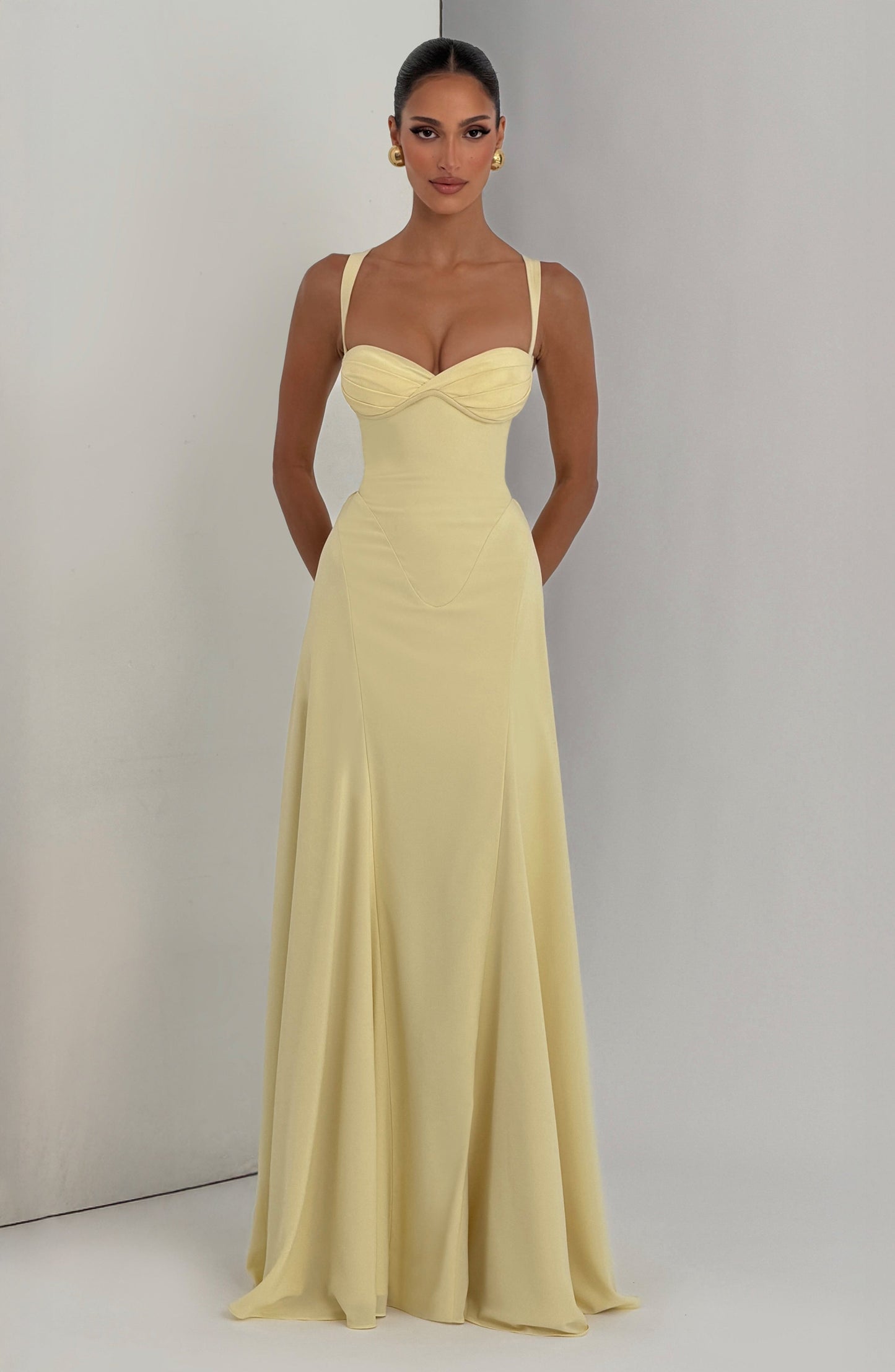 Abigail | Women's Sweetheart Maxi Wedding Guest Dress