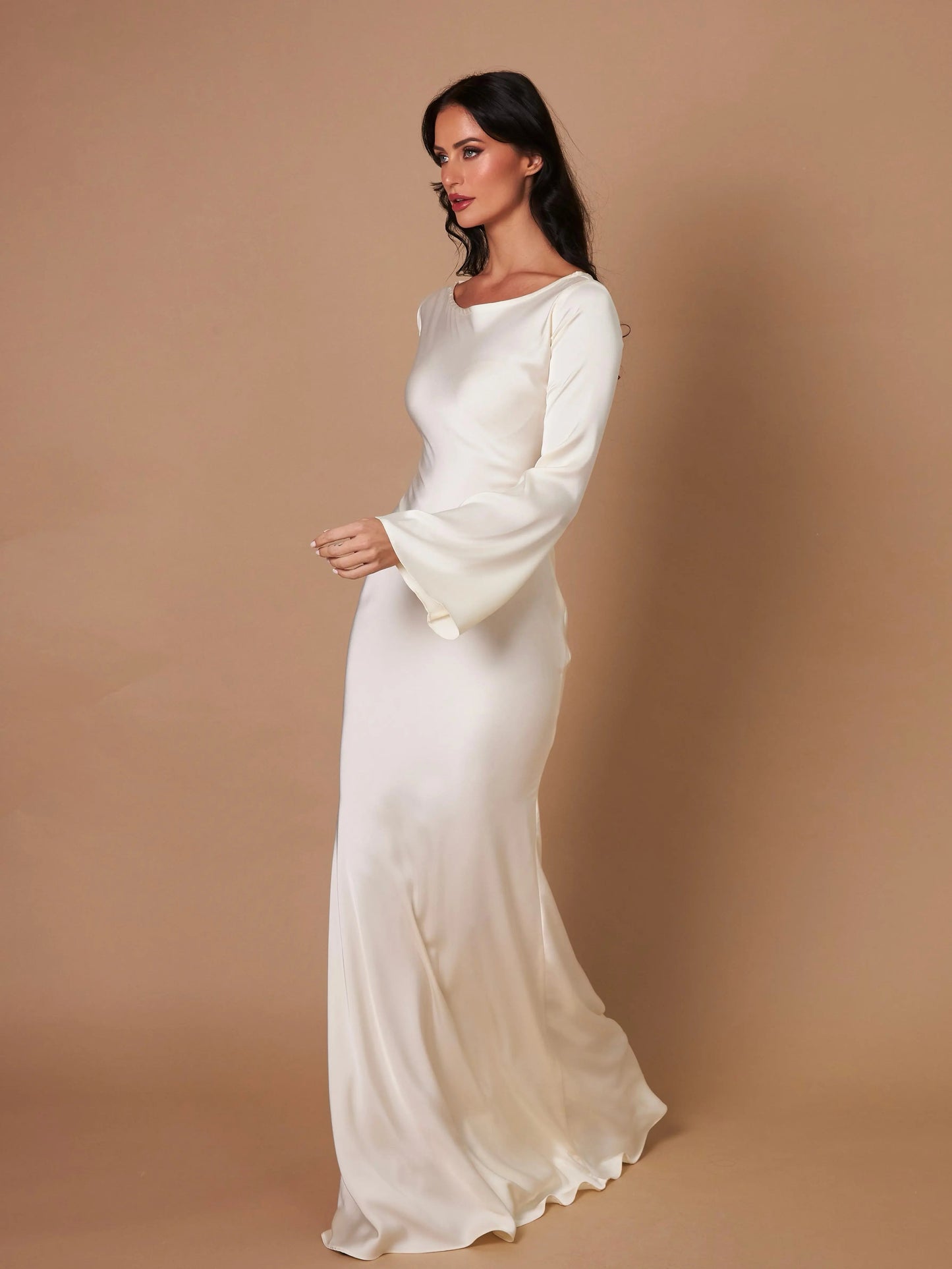 Aurora | Women's Elegant Long Sleeve Maxi Dress