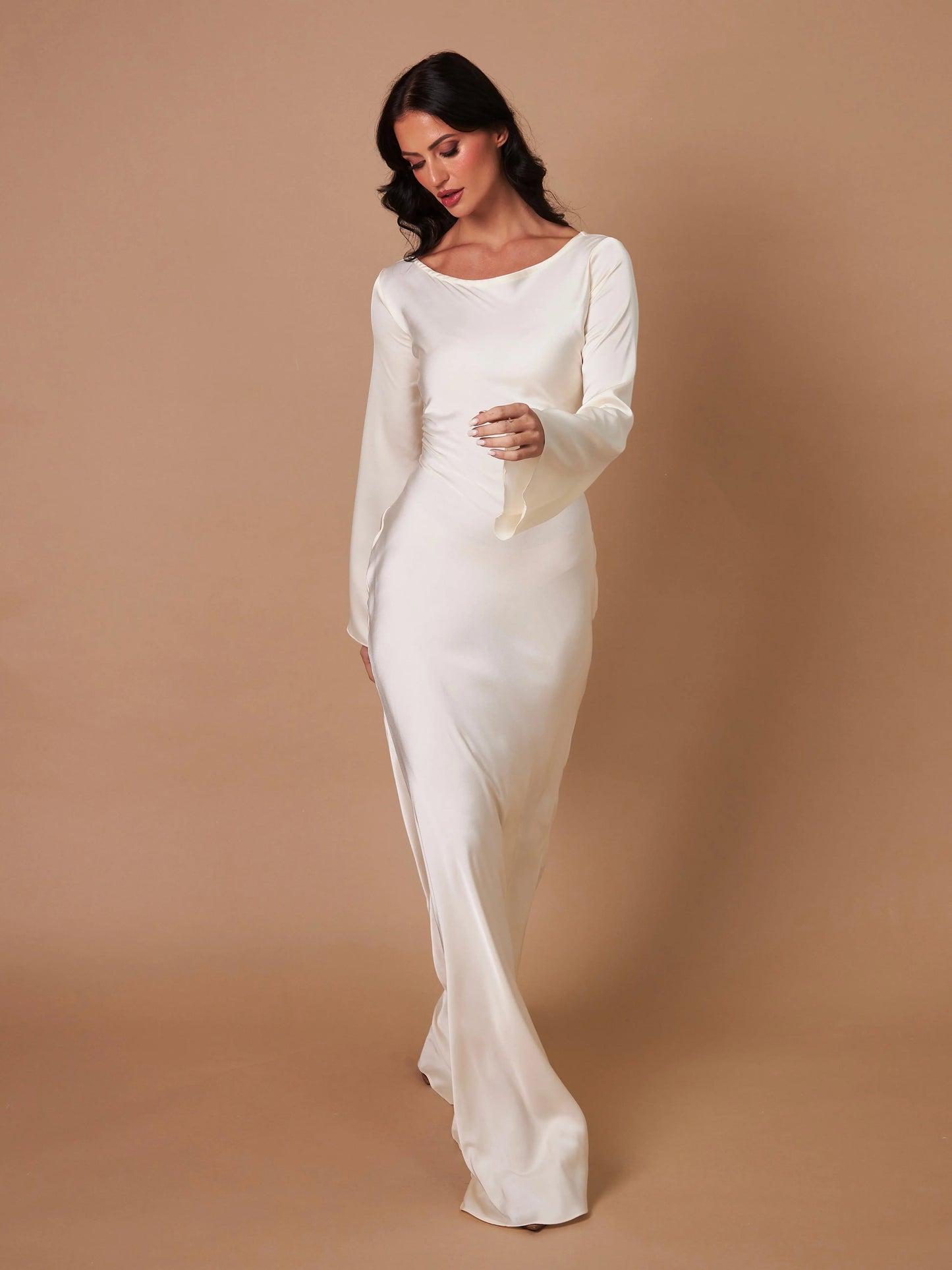 Aurora | Women's Elegant Long Sleeve Maxi Dress