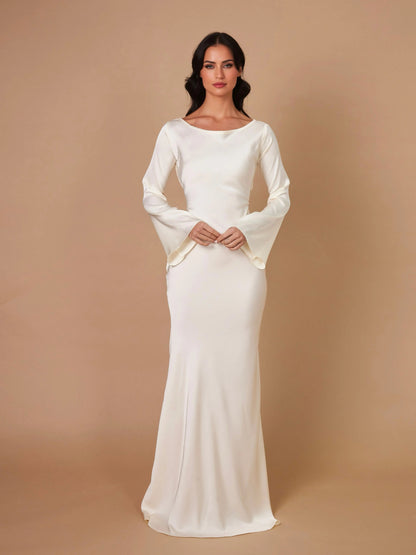 Aurora | Women's Elegant Long Sleeve Maxi Dress