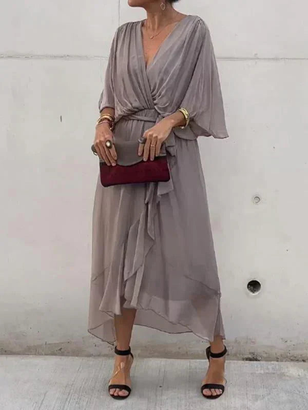 Whitney | Women's Summer V-Neck Maxi Dress