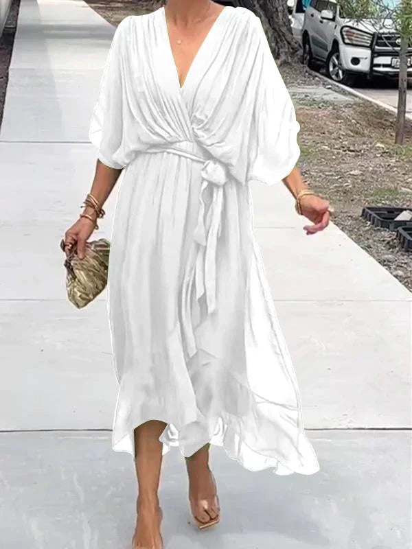 Whitney | Women's Summer V-Neck Maxi Dress