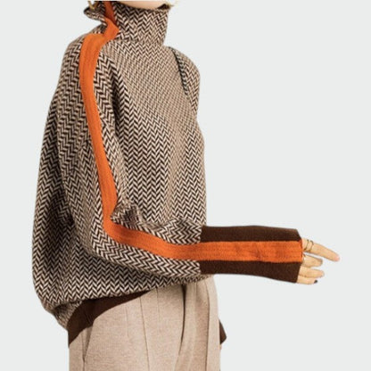 Leah | Women's Knitted Turtleneck Sweater
