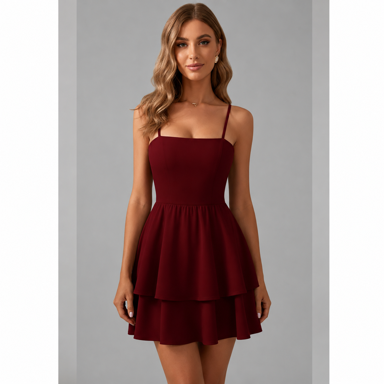 Dior | Women's Summer Layered Mini Dress