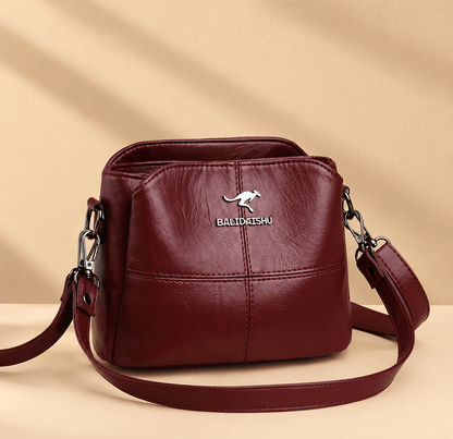 Olivia | Women's Black Leather Handbag