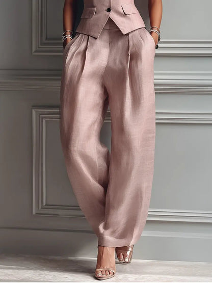 Alessia | Women's Tailored Wide Leg Two Piece Set