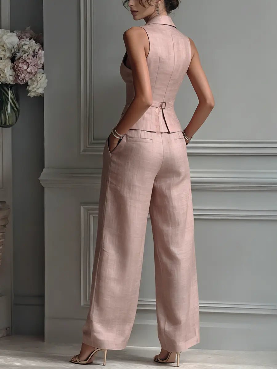 Alessia | Women's Tailored Wide Leg Two Piece Set
