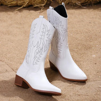 Elowen | Women's Classic Embroided Western Cowboy Boots