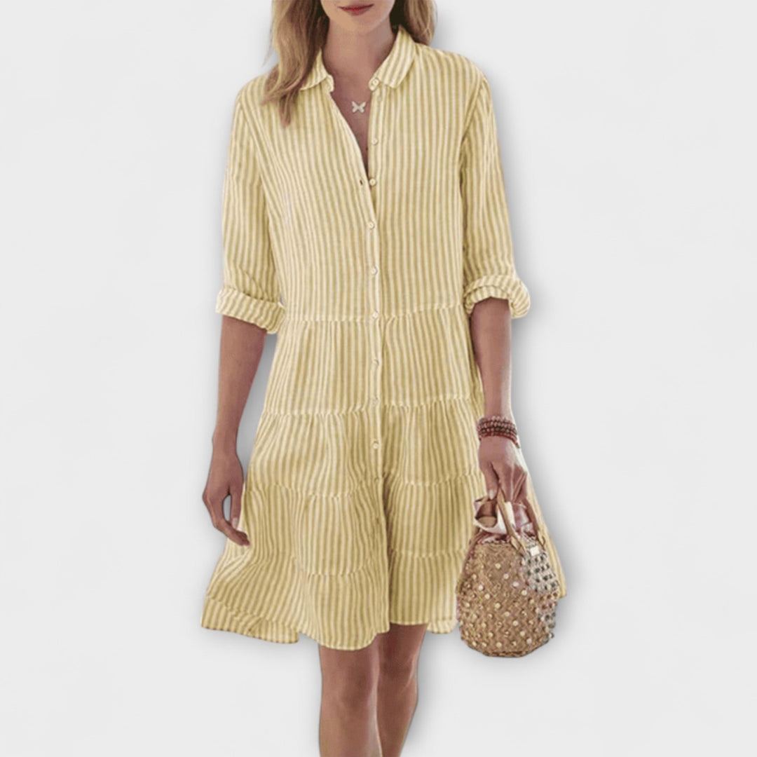 ADELINA | STRIPED BREEZY SUMMER DRESS