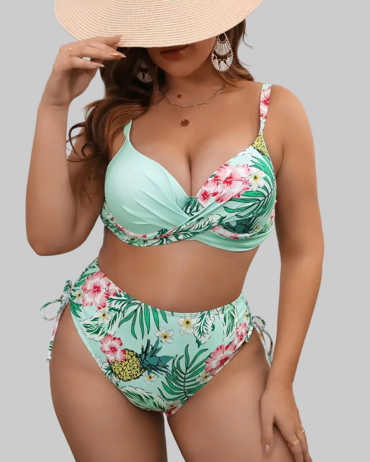 Sienna | Women's Plus Size Printed Bikini Set