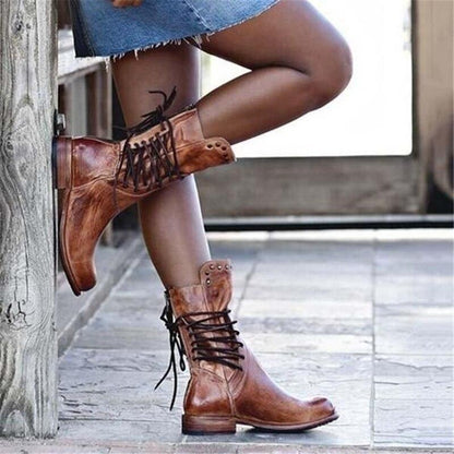 Ariana | Women's Casual Orthopedic Low Block HeelBoots