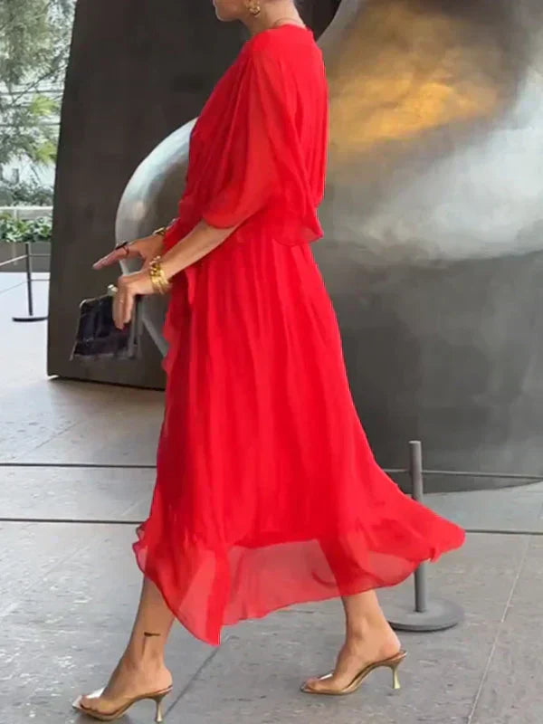 Whitney | Women's Summer V-Neck Maxi Dress