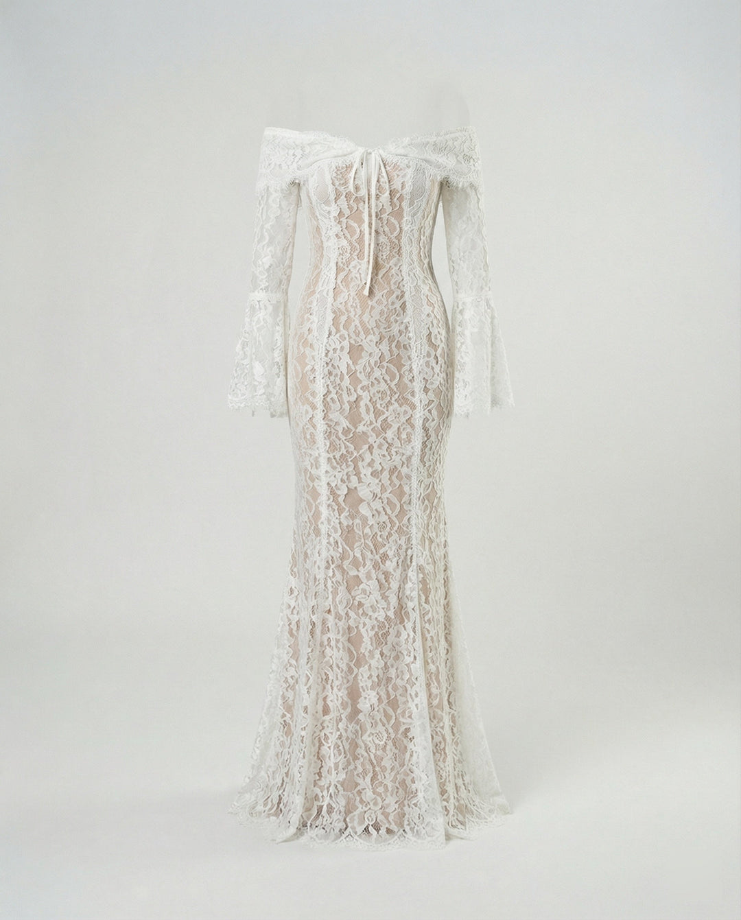 Vera | Women's Elegant Maxi Wedding Guest Dress with Sleeves