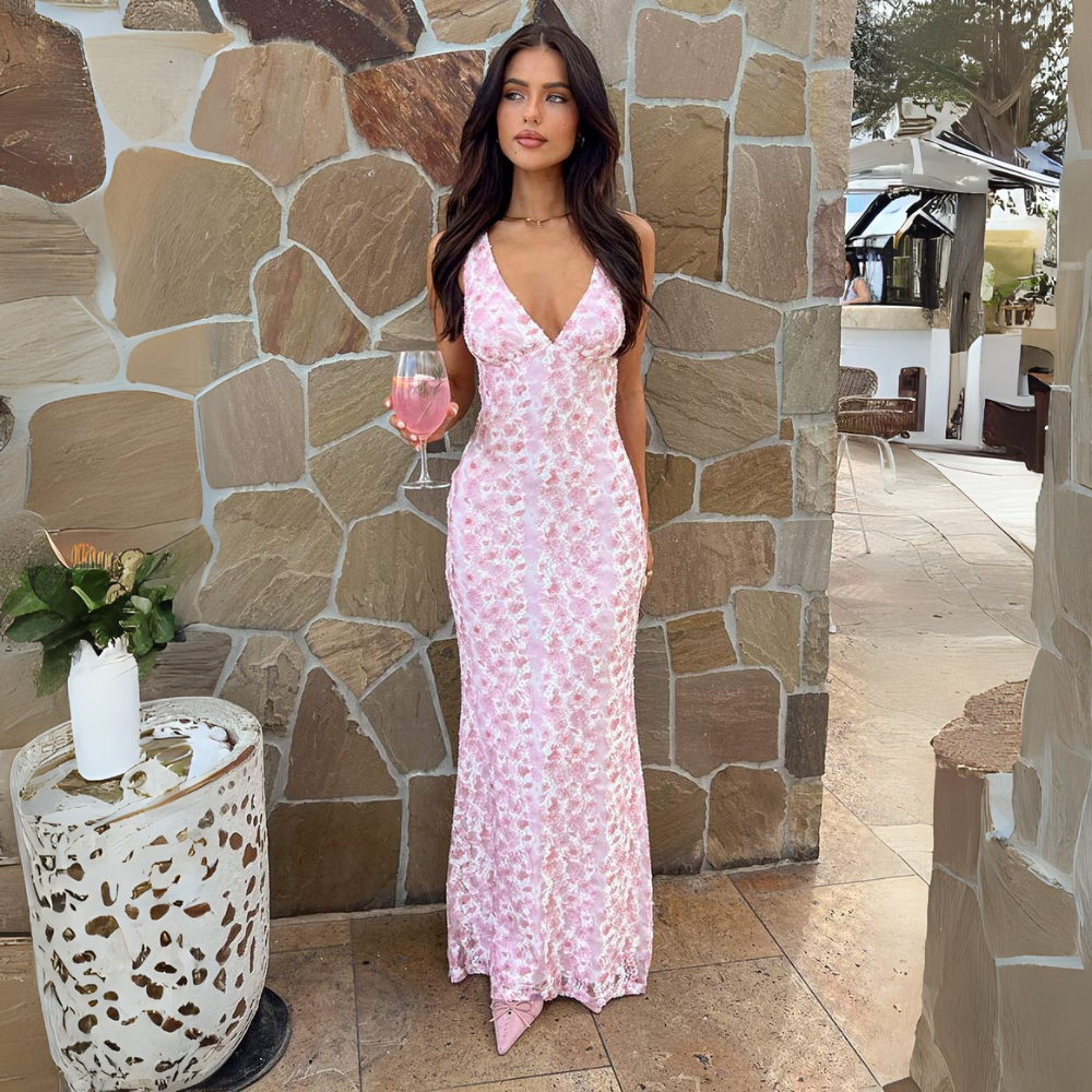 Amanda | Women’s Elegant Wedding Guest Maxi Dress